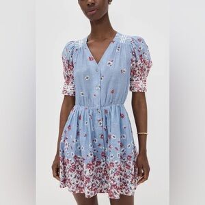 Sea
Whitney Print Puff Mini Dress 6